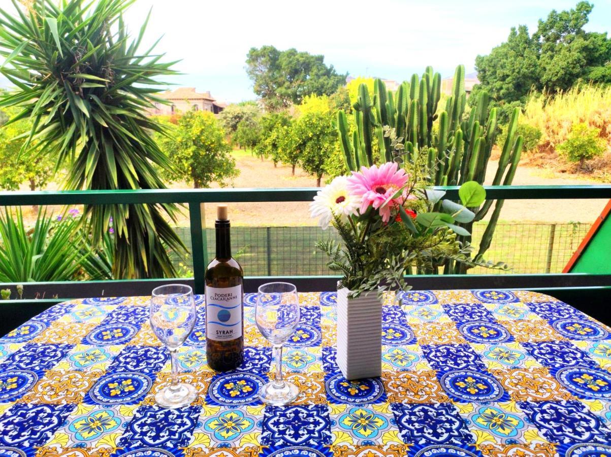 Apartamento Casa Dei Fiori Con La Vista A Taormina Schiso Exterior foto